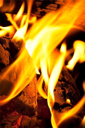 simsearch:614-03763965,k - Logs burning in an outdoor campfire Stock Photo - Budget Royalty-Free & Subscription, Code: 400-08153704