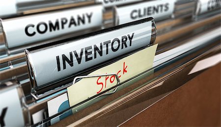 periodic table - Close up on a file tab with the word inventory and a note fixed with a paperclip where it is handwritten stock, focus on the main text and blur effect. Concept image for illustration of inventory management. Photographie de stock - Aubaine LD & Abonnement, Code: 400-08198815