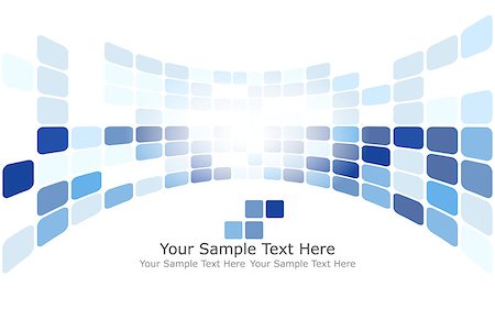 simsearch:400-08198946,k - Checkered Background With Text Space. Ideal Balanced Colors in Blue Tone. Suitable For Creating Business, Technological and Other Designs. Vector Illustration. Stock Photo - Budget Royalty-Free & Subscription, Code: 400-08198950