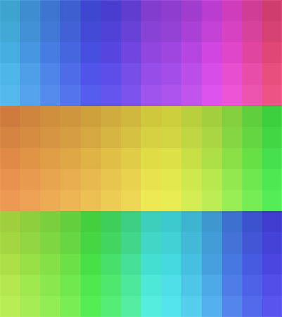 Vector illustration of three color palettes in matching colors Foto de stock - Super Valor sin royalties y Suscripción, Código: 400-08190081