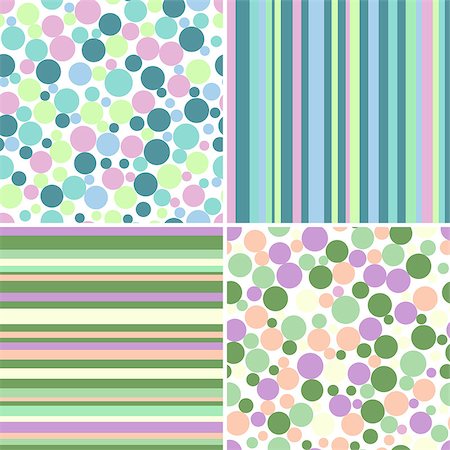 simsearch:400-07982444,k - Set of clorful abstract geometric seamless patterns, in vector format Photographie de stock - Aubaine LD & Abonnement, Code: 400-08190552