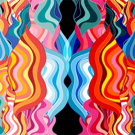 simsearch:400-08627385,k - bright colorful wavy abstract design elements . Stock Photo - Budget Royalty-Free & Subscription, Code: 400-08191801