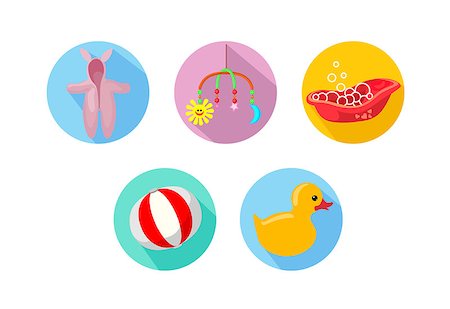 pacifier icon - Simple contour icons on the theme of children, babes Stock Photo - Budget Royalty-Free & Subscription, Code: 400-08192299