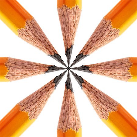 simsearch:400-04046903,k - macro pattern of a sharpened pencil on a white background Stock Photo - Budget Royalty-Free & Subscription, Code: 400-08222221