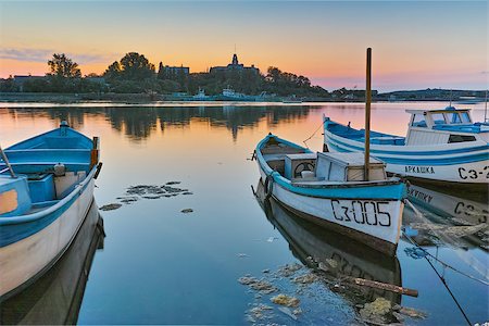 simsearch:400-07748817,k - Sunset at the port of Sozopol town, Bulgaria Stock Photo - Budget Royalty-Free & Subscription, Code: 400-08223080