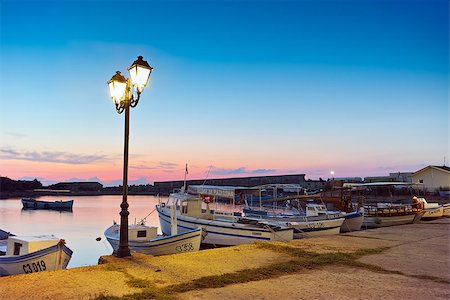 simsearch:400-07748817,k - Sunset at the port of Sozopol town, Bulgaria Stock Photo - Budget Royalty-Free & Subscription, Code: 400-08223081