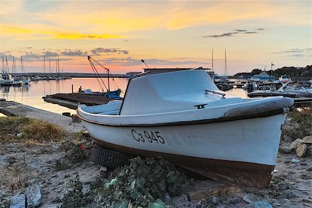 simsearch:400-07748817,k - Sunset at the port of Sozopol town, Bulgaria Stock Photo - Budget Royalty-Free & Subscription, Code: 400-08223083