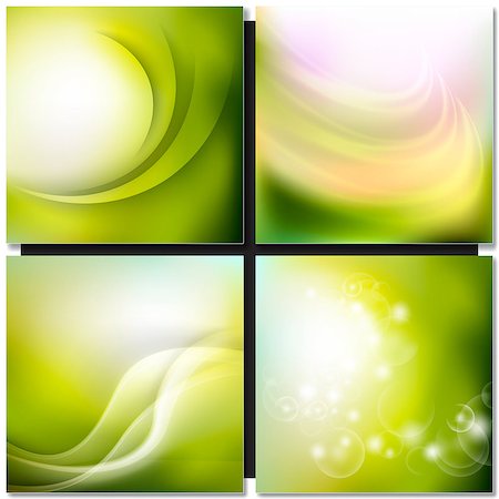 simsearch:400-06141235,k - Abstract spring green wave background Stock Photo - Budget Royalty-Free & Subscription, Code: 400-08255413