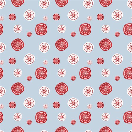 simsearch:400-08491819,k - Christmas seamless background with vintage style snowflakes. Illustration can be copied without any seams. Vector eps10.  Original background good for cards, posters, web design, textile print, banners etc. Photographie de stock - Aubaine LD & Abonnement, Code: 400-08257893
