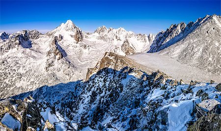 simsearch:400-04636750,k - Winter mountains panorama in High Tatras, Slovakia, Europe Stock Photo - Budget Royalty-Free & Subscription, Code: 400-08250686