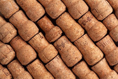 stopper - Champagne wine corks texture background Stock Photo - Budget Royalty-Free & Subscription, Code: 400-08288670