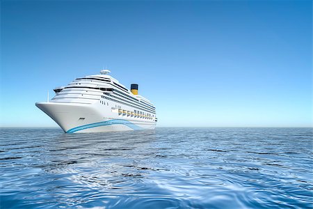 An image of a nice ocean cruise ship Stock Photo - Budget Royalty-Free & Subscription, Code: 400-08290917