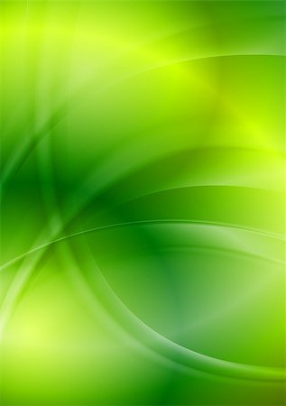 simsearch:400-08095310,k - Shiny green iridescent wavy background. Vector design Stock Photo - Budget Royalty-Free & Subscription, Code: 400-08293611