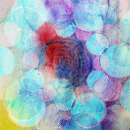 simsearch:400-08134478,k - abstract background of colored circles art illustration Stock Photo - Budget Royalty-Free & Subscription, Code: 400-08320104