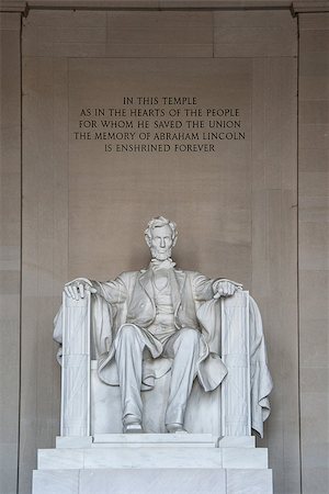 simsearch:400-04512534,k - Abraham Lincoln Statue detail at Lincoln Memorial - Washington DC, United States Stock Photo - Budget Royalty-Free & Subscription, Code: 400-08320109