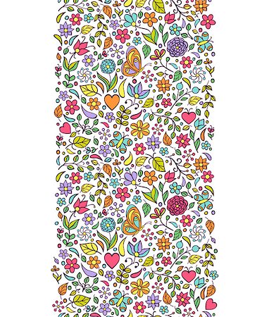simsearch:400-07049687,k - Vector illustration of seamless pattern with abstract flowers.Floral background Stock Photo - Budget Royalty-Free & Subscription, Code: 400-08340716