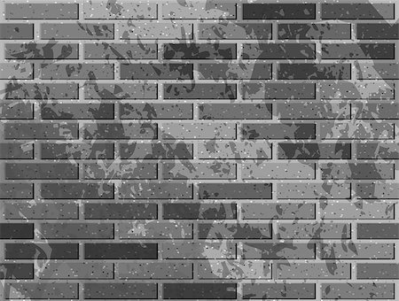 sermax55 (artist) - Grey brick wall. Vector illustration with noise textures Stock Photo - Budget Royalty-Free & Subscription, Code: 400-08404417