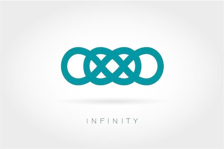 simsearch:400-07418602,k - Limitless icon. Simple mathematical sign Isolated on White Background. Infinity symbol Stock Photo - Budget Royalty-Free & Subscription, Code: 400-08405159
