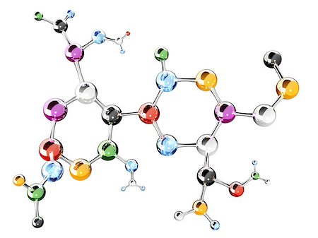 simsearch:400-08413057,k - Abstract molecular structure. Isolated on white background Stock Photo - Budget Royalty-Free & Subscription, Code: 400-08405462