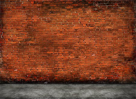 simsearch:400-08074733,k - red old brick wall with foreground Stock Photo - Budget Royalty-Free & Subscription, Code: 400-08406827