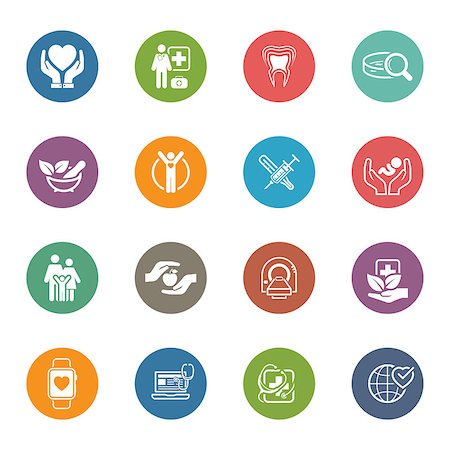 stethoscope icon - Medical and Health Care Icons Set. Flat Design. Isolated Illustration. Stock Photo - Budget Royalty-Free & Subscription, Code: 400-08408526