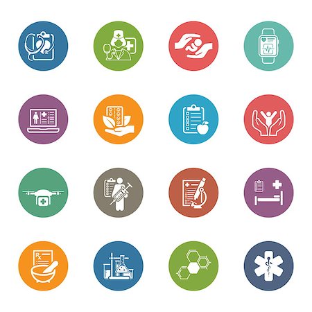 stethoscope icon - Medical and Health Care Icons Set. Flat Design. Isolated Illustration. Stock Photo - Budget Royalty-Free & Subscription, Code: 400-08409827