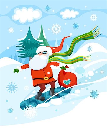 simsearch:400-04149556,k - vector christmas illustration Stock Photo - Budget Royalty-Free & Subscription, Code: 400-08403471