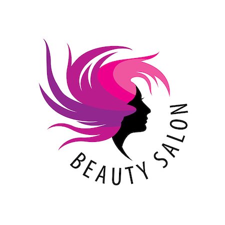 simsearch:400-05927920,k - Beauty Female Face Logo Design.Cosmetic salon logo design. Creative Woman Face Vector Foto de stock - Super Valor sin royalties y Suscripción, Código: 400-08403767