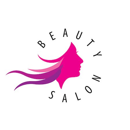 simsearch:400-05927920,k - Beauty Female Face Logo Design.Cosmetic salon logo design. Creative Woman Face Vector Foto de stock - Super Valor sin royalties y Suscripción, Código: 400-08403769