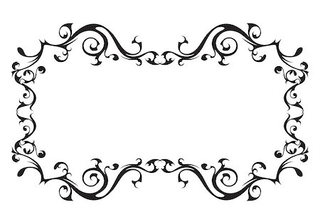 simsearch:400-07103208,k - Vintage ornamental vector frame Stock Photo - Budget Royalty-Free & Subscription, Code: 400-08415333
