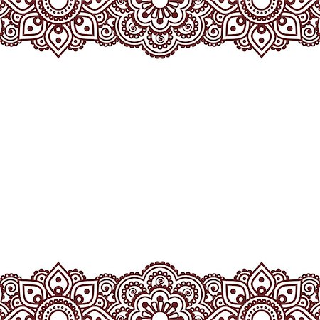 floral embroidery vectors - vector ornament - orient traditional style on white Stock Photo - Budget Royalty-Free & Subscription, Code: 400-08415900