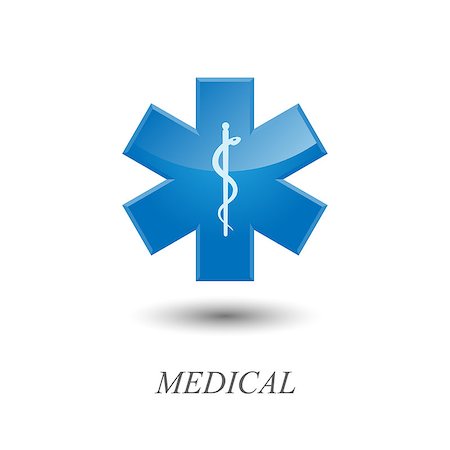 Medical symbol. Logo design. Contains transparent objects. Stock Photo - Budget Royalty-Free & Subscription, Code: 400-08410016