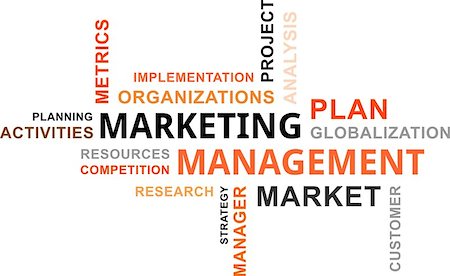 A word cloud of marketing management related items Stock Photo - Budget Royalty-Free & Subscription, Code: 400-08410425