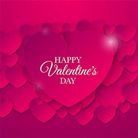 Design Template - eps10 Heart for Valentines Day Background Stock Photo - Budget Royalty-Free & Subscription, Code: 400-08410880