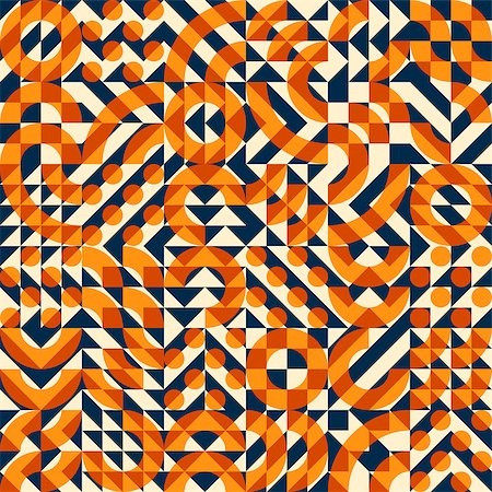 rhombus - Vector Seamless Orange Navy Color Overlay Irregular Geometric Blocks Square Quilt Pattern Abstract Background Stock Photo - Budget Royalty-Free & Subscription, Code: 400-08410979