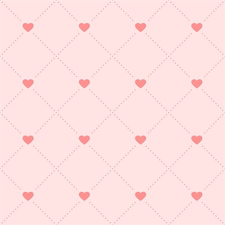 illustration of a trendy seamless hearts and dots pattern, eps10 vector Stock Photo - Budget Royalty-Free & Subscription, Code: 400-08411229