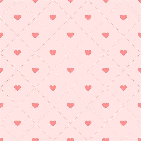 illustration of a trendy seamless hearts and dots pattern, eps10 vector Stock Photo - Budget Royalty-Free & Subscription, Code: 400-08411230