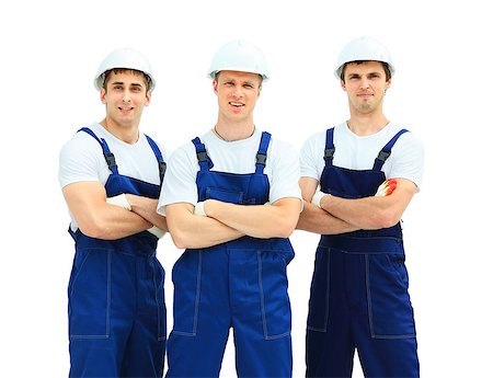 factory workers group picture - Group of professional industrial workers Stock Photo - Budget Royalty-Free & Subscription, Code: 400-08427420