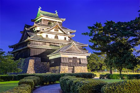 simsearch:400-06640469,k - Matsue, Japan at the castle. The castle has one of the few original castle keeps in the country. Stock Photo - Budget Royalty-Free & Subscription, Code: 400-08432035