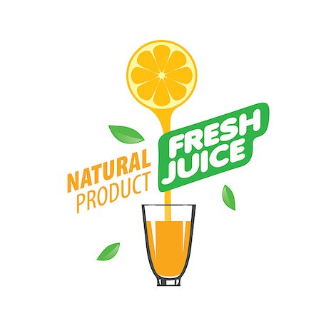 vector icon fresh juice from natural products Stock Photo - Budget Royalty-Free & Subscription, Code: 400-08494339