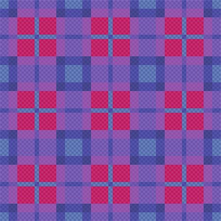 simsearch:400-07215658,k - Seamless checkered vector colorful pattern mainly in blue, pink and violet colors Stock Photo - Budget Royalty-Free & Subscription, Code: 400-08504029