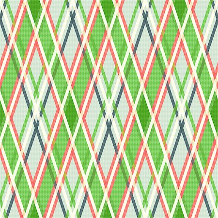 simsearch:400-07215658,k - Seamless rhombic vector colorful pattern mainly in green, pink and other light warm colors Stock Photo - Budget Royalty-Free & Subscription, Code: 400-08504037