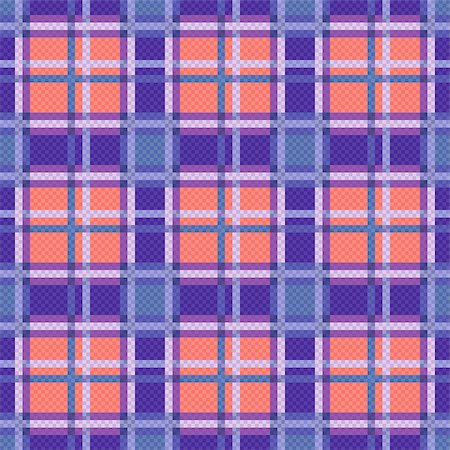 simsearch:400-07215658,k - Seamless checkered vector colorful pattern mainly in blue, coral and violet colors Stock Photo - Budget Royalty-Free & Subscription, Code: 400-08504032