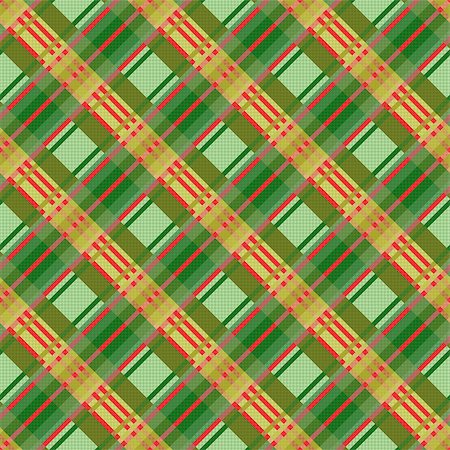 simsearch:400-07215658,k - Seamless diagonal vector colorful pattern mainly in green and red Stock Photo - Budget Royalty-Free & Subscription, Code: 400-08504213