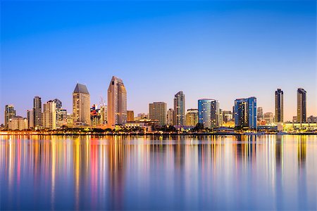 San Diego, California, USA skyline. Stock Photo - Budget Royalty-Free & Subscription, Code: 400-08506425