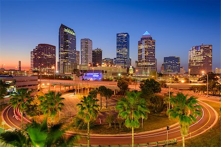 Tampa, Florida, USA downtown skyline. Stock Photo - Budget Royalty-Free & Subscription, Code: 400-08508411