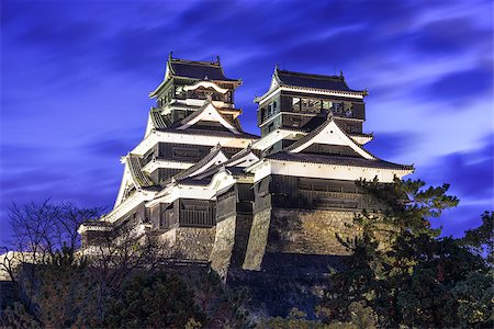simsearch:400-06640469,k - Kumamoto, Japan at Kumamoto Castle. Stock Photo - Budget Royalty-Free & Subscription, Code: 400-08508834