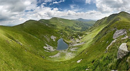simsearch:400-07823385,k - Brebeneskul Lake (1800 m). One of the highest mountainous lakes in Ukraine Stock Photo - Budget Royalty-Free & Subscription, Code: 400-08529102
