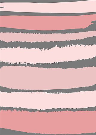 paint brush line art - Vector abstract brushed background, grunge horizontal stripes, pink and grey, vertical format Stock Photo - Budget Royalty-Free & Subscription, Code: 400-08531504