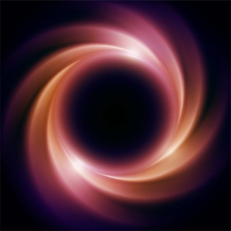 Abstract background with black hole or collapsar in outer space. Beautiful eclipse in a distant galaxy. Dark background with vortex at the center. Pink and orange colored cosmic vector background. Stock Photo - Budget Royalty-Free & Subscription, Code: 400-08532546